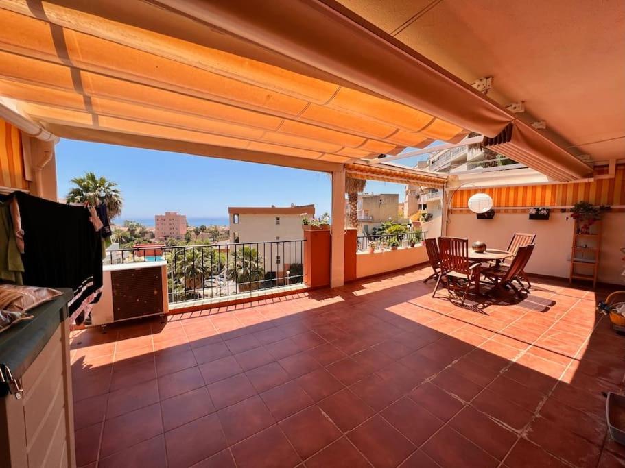 Benalmadena Costa Malaga Apartamento Muy Acogedor Con Vistas Al Mar Terraza Gigante Para Verano E Invierno Parking Zewnętrze zdjęcie