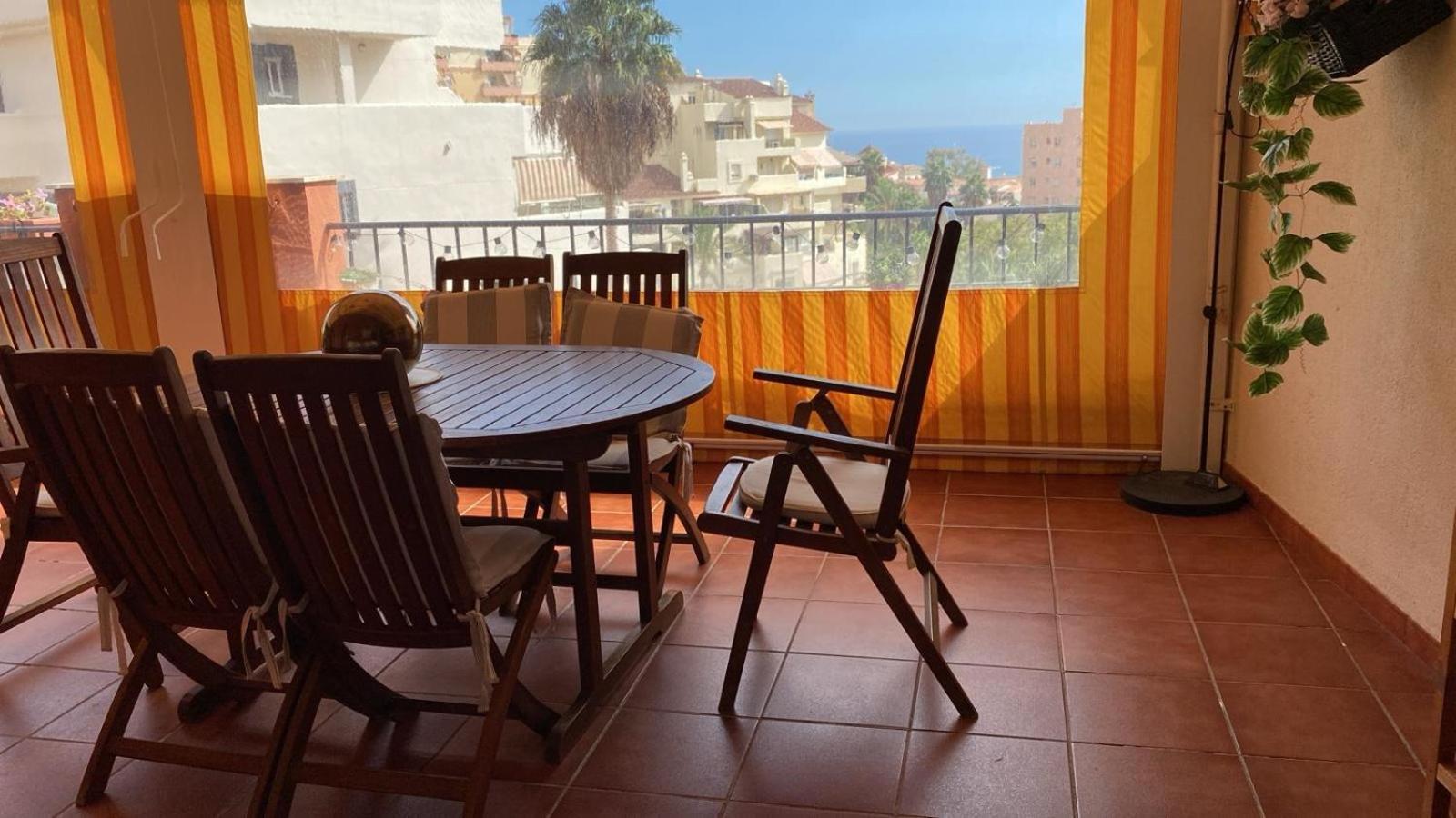 Benalmadena Costa Malaga Apartamento Muy Acogedor Con Vistas Al Mar Terraza Gigante Para Verano E Invierno Parking Zewnętrze zdjęcie